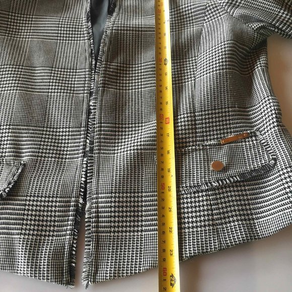 Jones New York Black & White Check Jacket - Picture 8 of 8